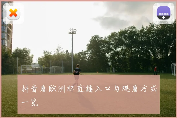 抖音看欧洲杯直播入口与观看方式一览