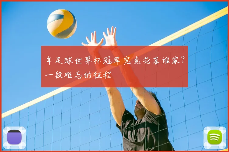 年足球世界杯冠军究竟花落谁家？一段难忘的征程