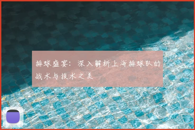 排球盛宴：深入解析上海排球队的战术与技术之美